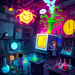 Whose Lab Is It Anyway? - Text-based game