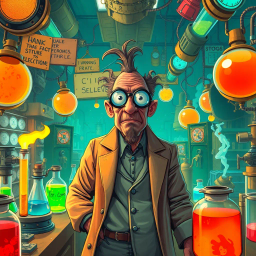 Whose Lab is it Anyway? - Text-based game