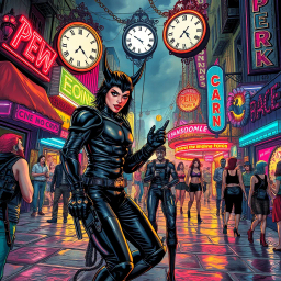 Perv Town: Rise of the Daring Heroine - Text-based game