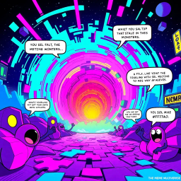 Memeception: Whose Hello Is It Anyway? - Text-based game