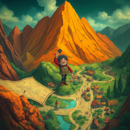 The Cartographer's Conspiracy - Text-based game