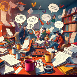 Metamayhem: Whose Adventure Is It Anyway? - Text-based game