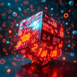 Spinning Math Cube Quest - Text-based game