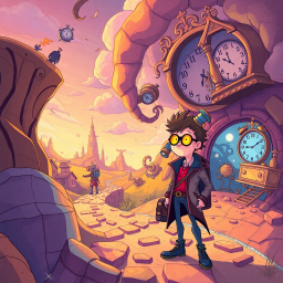ChronoChaos: Who's Time Is It Anyway? - Text-based game