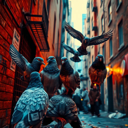 Pigeon Purge: A Fowl Conspiracy - Text-based game