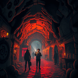 Subterranean Secrets - Text-based game