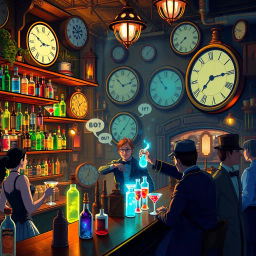 ChronoCocktail: Whose Time Is It Anyway? - Text-based game