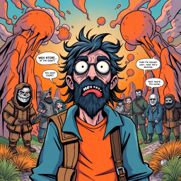 Adventure is a Two-Way Street - Text-based game