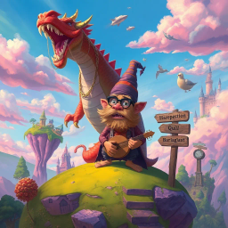 The Paradoxical Chronicles: Whose Quest Is It Anyway? - Text-based game