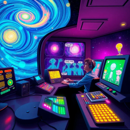 Hello, Who Dis? The Cosmic Disturbance - Text-based game