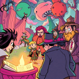 Clash of the Quirky Chronicles - Text-based game