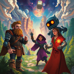 The Paradoxical Chronicles: Whose Quest is it Anyway? - Text-based game
