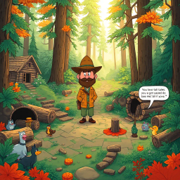 Log Jammin': Who's Logs Are These Anyway? - Text-based game