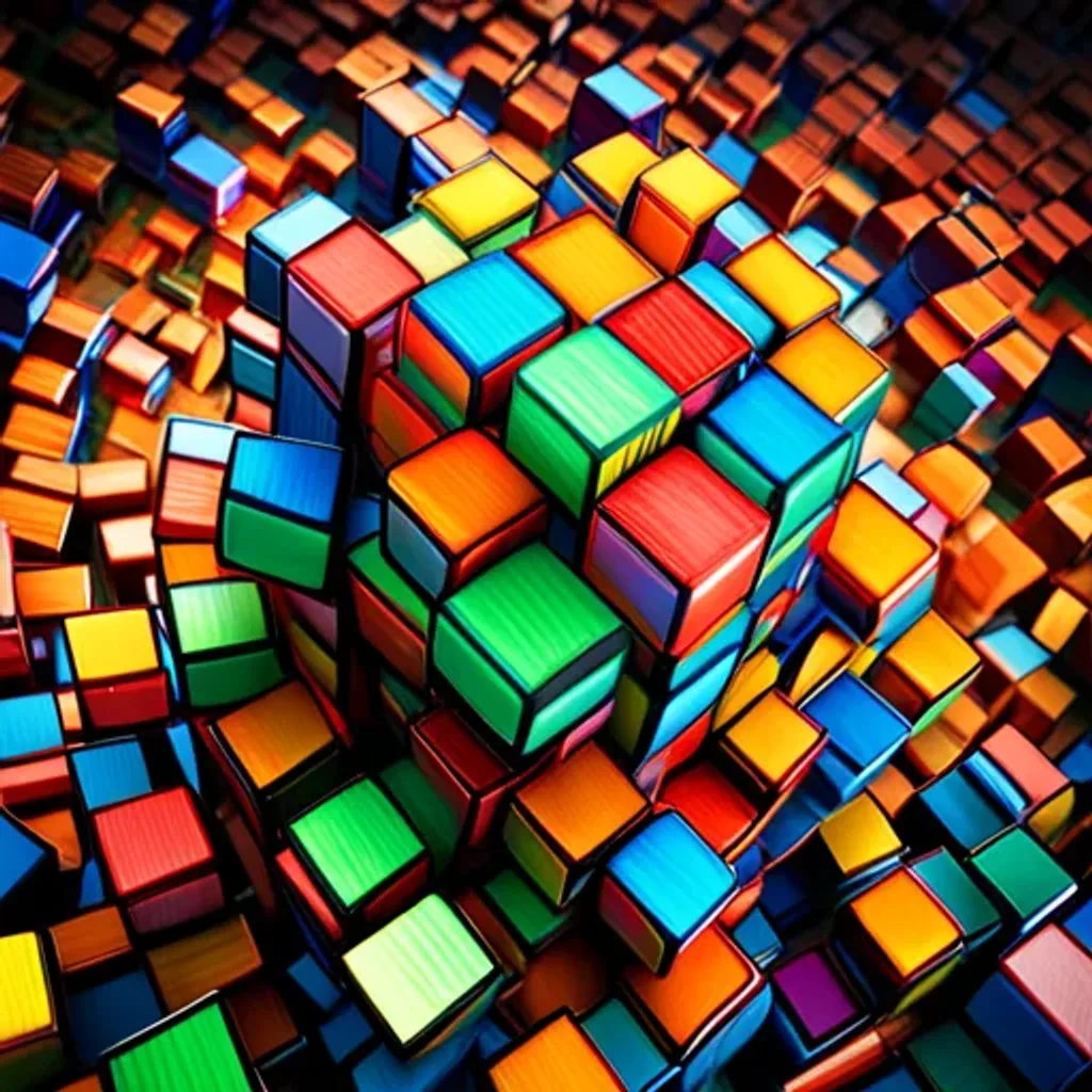 Spinning Cube Letters