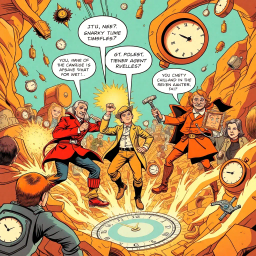 ChronoChase: Whose Time Is It Anyway? - Text-based game
