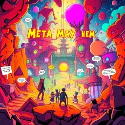 Metamayhem: Whose Adventure Is It Anyway? - Text-based game