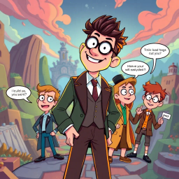 Chrono Chums: Whose Hello Is It Anyway? - Text-based game