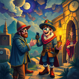 The Paradoxical Chronicles: Whose Quest Is It Anyway? - Text-based game