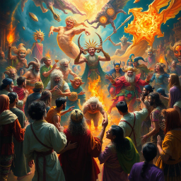 Prophets' Party: The Fate is Up for Grabs! - Text-based game