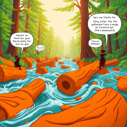 Log Jammin': Whose Logs Are These Anyway? - Text-based game