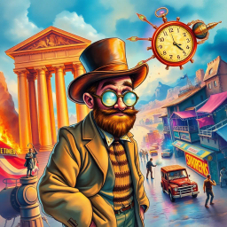 ChronoChase: Whose Time Is It Anyway? - Text-based game