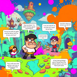 MetaQuest: Whose Adventure Is It Anyway? - Text-based game