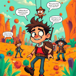 MetaQuest: Whose Adventure Is It Anyway? - Text-based game