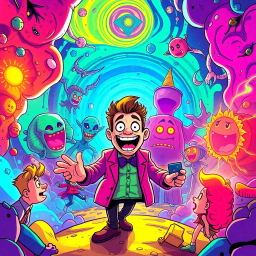 Multiverse Mash-Up: Whose Line is It Anyway? - Text-based game