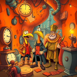 Chronochaos: Whose Time is it Anyway? - Text-based game