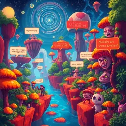 Questception: The Infinite Adventure - Text-based game