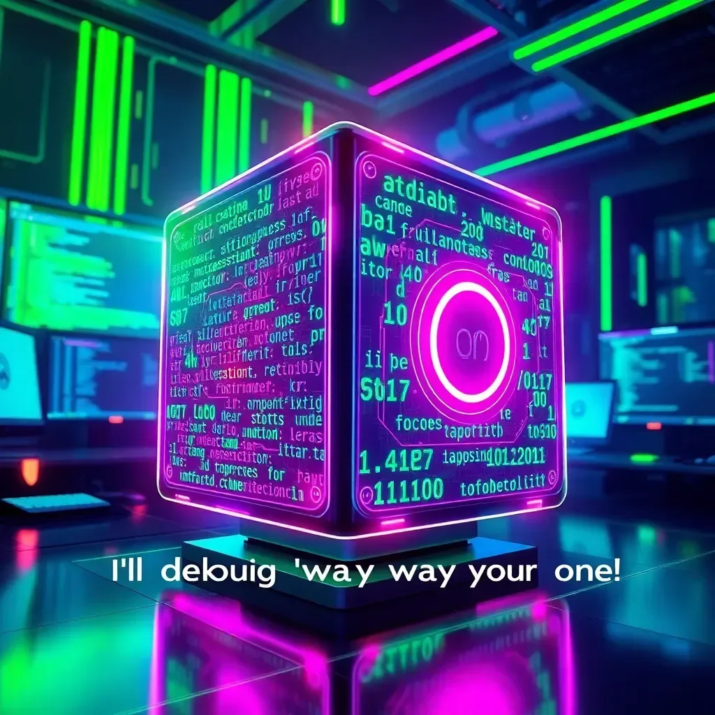 Spinning Code Cube