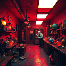 Whose Lab is it Anyway? - Text-based game