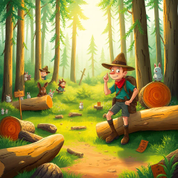 Whose Logs Are These, Anyway? - Text-based game