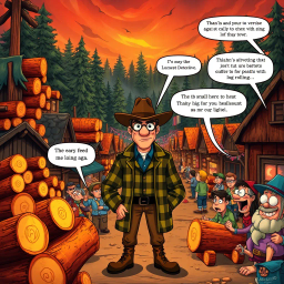 Whose Logs Are These, Anyway? - Text-based game