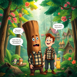 Log Jam Showdown - Text-based game