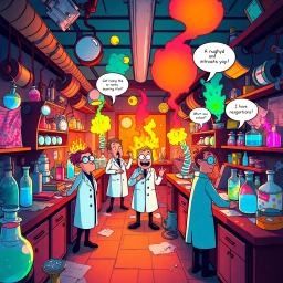 Whose Lab Is It Anyway? - Text-based game