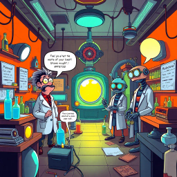 Whose Lab Is It Anyway? - Text-based game