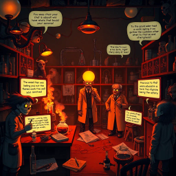Whose Lab Is It Anyway? - Text-based game