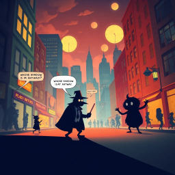 Whose Shadow Is It Anyway? - Text-based game