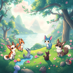 Feline Fantasies: Whiskers & Waves - Text-based game