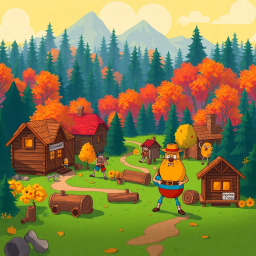 Log Jam: Whose Logs Are These Anyway? - Text-based game