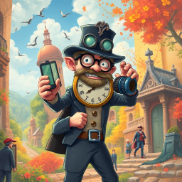 ChronoClash: Whose Time Is It Anyway? - Text-based game