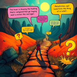Metafictional Puzzle text games
