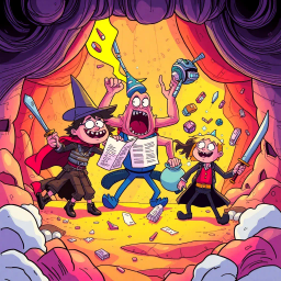 MetaMayhem: Whose Adventure is it, Anyway? - Text-based game