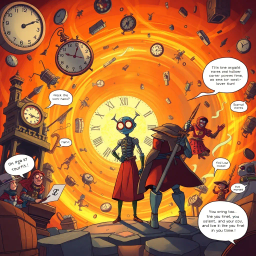 Chronocrack: Whose Time Is It Anyway? - Text-based game