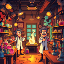 Lab Ruckus: Who's Lab Is It Anyway? - Text-based game