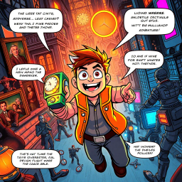 ChronoCrack: Whose Time is It Anyway? - Text-based game