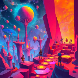 Spectrum Wars: Which Dimension Is It Anyway? - Text-based game