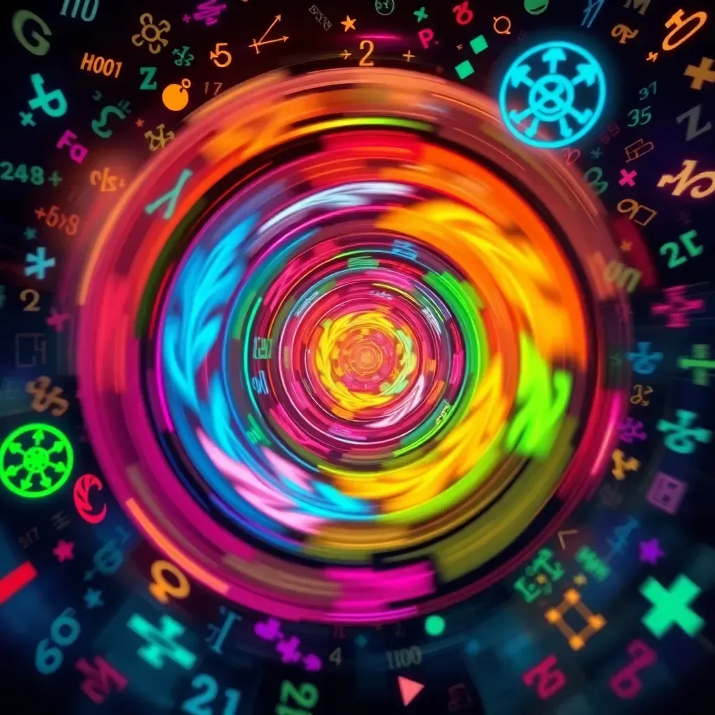 Spinning Glyphs