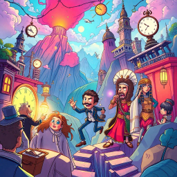 Chrono-Capers: Whose Time Is It Anyway? - Text-based game